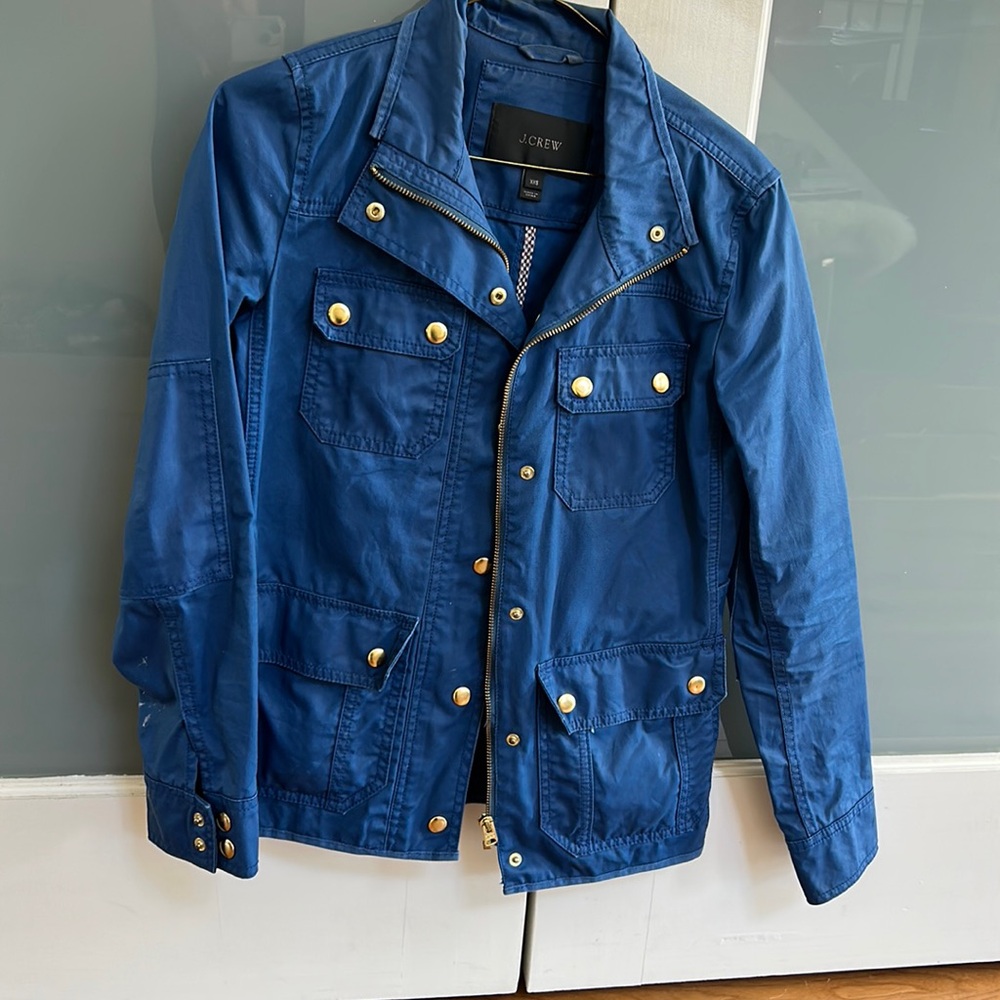 J crew field jacket XXS like new